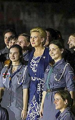 Małżonka Prezydenta w Panamie: Jestem dumna widząc polskie barwy narodowe