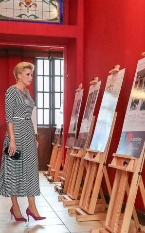 Małżonka Prezydenta na polskich wystawach w Panamie